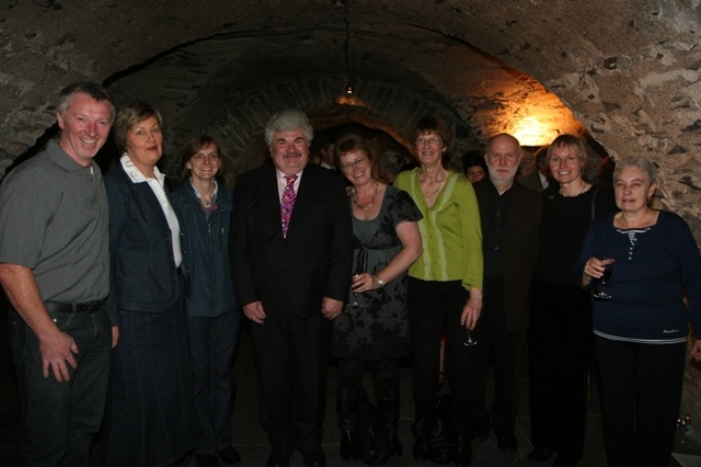 Pictured are former Choristers of Christ Church Cathedral at a reception marking the foundation of an association for former choristers. Pictured left to right they are Paul Traynor (1974-1979), Roslyn Christie (1974-1991), Siobhan Kinahan (1984-1991), Robin Heather (1984-1997), Judy Pomeroy (1975-1987), Barbara Hart (1978-1992), James Sarsteinter (1977-1989), Jacqui Armstrong (1978-1991) and Jill Taylor (1974-1989).