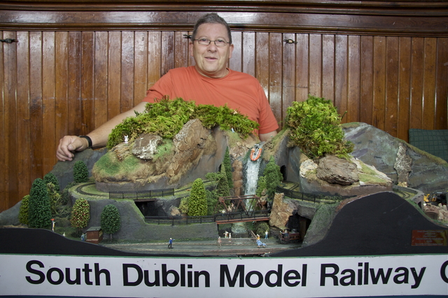 Dougal McFarlane, South Dublin Model Railway Club, pictured at the exhibition.