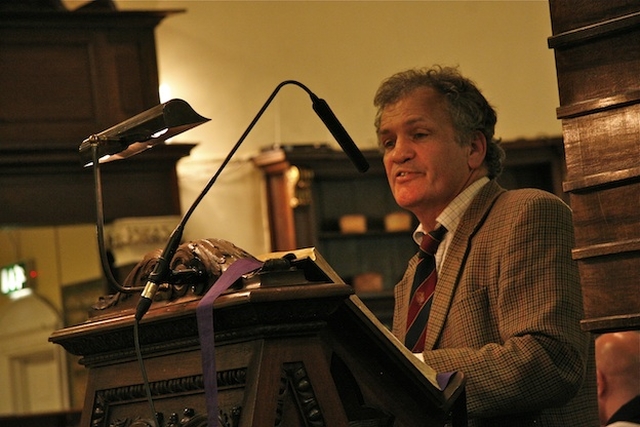 Charles Richards spoke about the work of the Mendicity Institution at the 62nd Annual Ecumenical Thanksgiving Service for the Gift of Sport in St Ann's Church on Dawson St, Dublin. A collection for the charity was taken up during the service. 