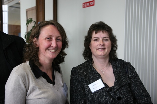 Pictured at the Patron's Day for National School Principals and Chairpersons of Boards of Management are Beryl Healy (Principal, Drumcondra National School) and Ann Creaner (Principal, St Columba's National School) in Lucan.