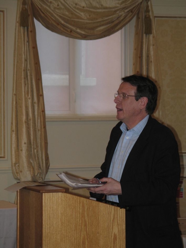 The Revd Canon Ken Kearon, Secretary General of the Anglican Communion speaking at the clergy conference in Sligo