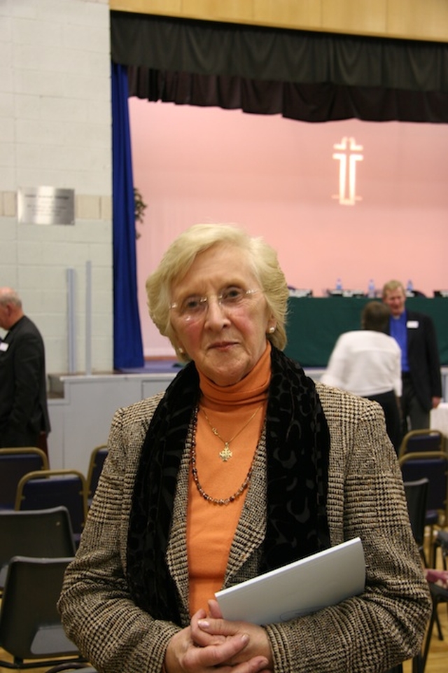 Betty Neill pictured at the 2010 Diocesan Synods of Dublin and Glendalough. Photo: Janet Maxwell