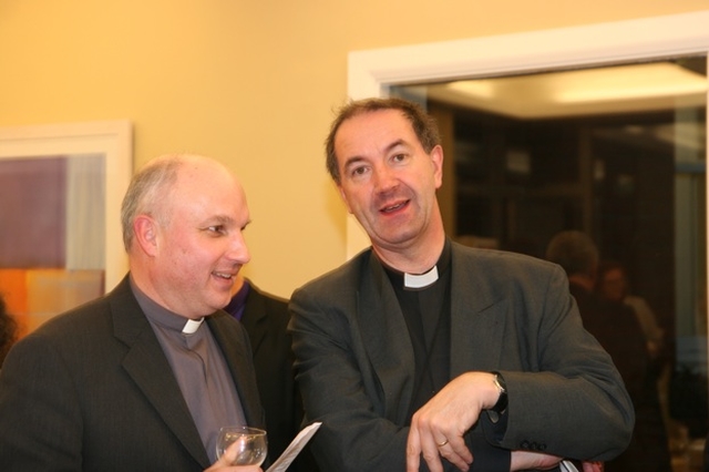 Pictured at the blessing and dedication of new facilities in the Church of Ireland Theological Institute are the Revd Adrian Wilkinson, Rector of Douglas in Cork and the Rt Revd Michael Burrows, Bishop of Cashel and Ossory.