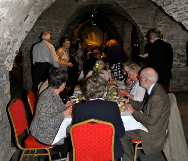 The Friends of Christ Church gathered in the cathedral Crypt for their annual lunch. 