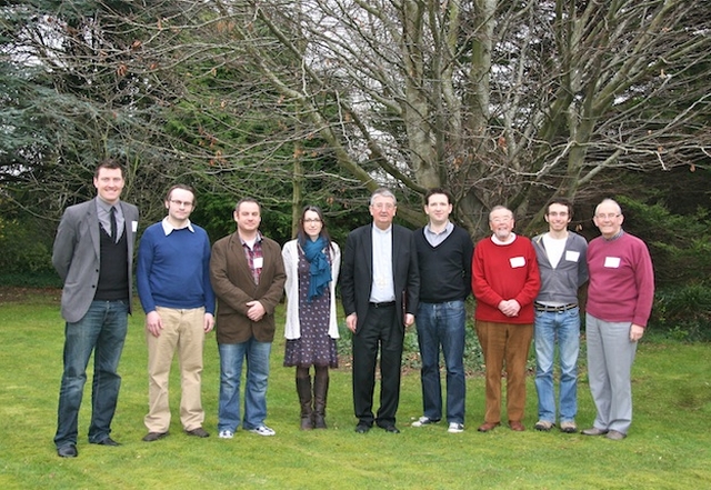 Keynote speaker, the Most Revd Dr Diarmuid Martin, Roman Catholic Archbishop of Dublin (centre) pictured alongside organisers and attendees of the Student Christian Movement of Ireland’s conference 'PROGRESSIVE FAITH IN A WOUNDED WORLD: Reviving the Gentle Revolution in Ireland' at the Church of Ireland Theological Institute. 