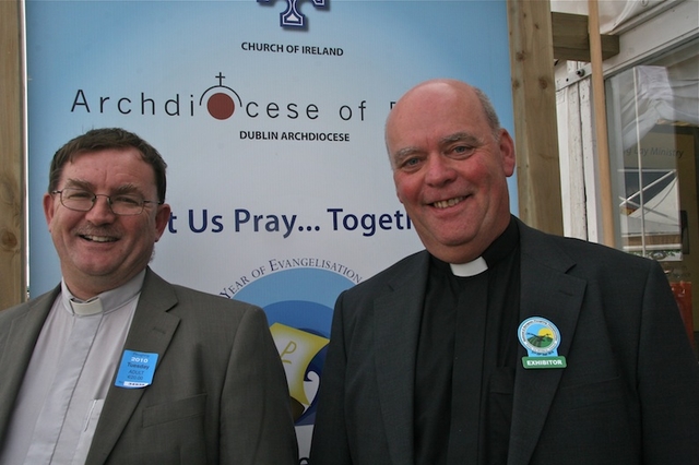 Revd Nigel Sherwood, Rector of Arklow; and Ven Ricky Rountree, Rector of Enniskerry.