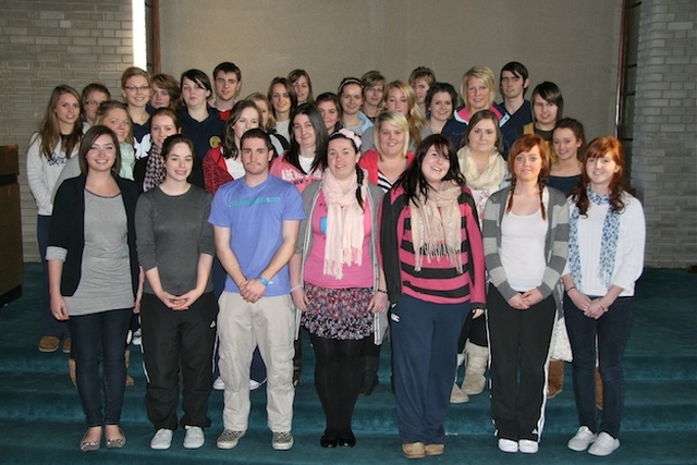 First Year B Ed Students, Church of Ireland College of Education.