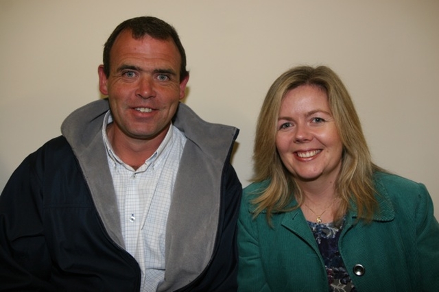 Frank and Imelda Wolohan at the opening of the new Parish rooms in Calary Parish, Diocese of Glendalough. Frank and his family worked extensively on the construction of the new rooms.