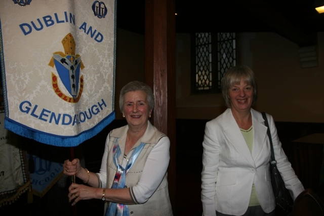 Pictured at the Diocesan Mothers’ Union Service in Zion are June Empey (left) and Liz Rountree. 