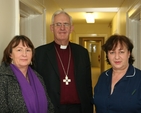 Pictured in St Mary's Home, Pembroke Park is the Archbishop of Dublin, the Most Revd Dr John Neill with nursing staff at the home, Anne Kavanagh (right) and Aileen Donnelly (left) after the blessing of new facilities in St Mary's Home.