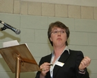 Anne Lodge (Councils) speaking on the Church of Ireland College of Education during the Board of Education debate at the Dublin and Glendalough Diocesan Synods in Christ Church, Taney.