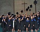 The B.Ed graduates of 2013 at their graduation ceremony in the chapel of the Church of Ireland College of Education.
