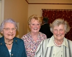 Audrey Thomas, Joan Downes & Rosslyn Faull at the reception following the re–dedication of the Mageough Home Chapel.