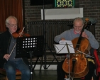 Musicians pictured at the Irish Veteran Cyclists Association Annual Ecumenical Service in the Church of St George and St Thomas, Cathal Brugha Street, Dublin.