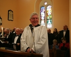 Pictured is the Revd Jim Carroll, Rector of Raheny and Coolock at the Songs of Praise service in St John the Evangelist Church, Coolock to mark the beginning of the year long celebrations in the parish of the 250th Anniversary of the Church's Construction. 