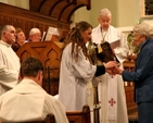 Members of the Parish of Christ Church Dun Laoghaire brought symbols of the teaching and sacramental ministry of a Vicar at the service of introduction of the Revd Ása Björk Ólafsdóttir on Thursday January 31.