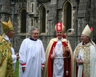 Pictured (2nd from left) is the Rt Revd Trevor Williams prior to his consecration as Bishop. Also is (2nd right) the Archbishop of Dublin, the Most Revd Dr John Neill who officiated the Archbishop of Armagh, the Most Revd Alan Harper (left) and the Bishop of Meath and Kildare, the Most Revd Richard Clarke (right) who assisted.