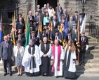 Those who participated in the ecumenical service to mark the 70th anniversary of the D–Day landings outside Monkstown Church following the service on June 7. (Photo: Patrick Hugh Lynch)