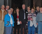 Celbridge parishioners pictured with Geoffrey McMaster (centre), conductor of their Ecumenical Pilgrimage to Christ Church Cathedral. Photo: Lillian Webb.