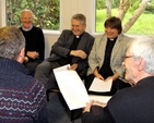 Clergy from all over the dioceses attended a day organised by Archbishop Michael Jackson aimed at developing a diocesan vision. During the day they divided into discussion groups according to their years of service within the dioceses. Pictured are the 20 plus year old group. 