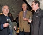 Richard Manley, the Revd Kevin Brew and Canon Mark Gardner at the launch of BACI’s 2014 Lent Bible Study resource in Christ Church Cathedral. 