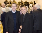 Pictured with Fr Tim Murphy PP of Blessington is the newly instituted Rector of Blessington the Revd Leonard Ruddock (right). Photo: Nigel Gillis Photography (Copyright)