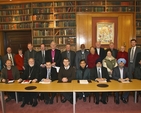 Representatives of various faiths pictured at the inaugural meeting of the Dublin Inter Religious Council at Archbishop Diarmuid Martin’s house in Drumcondra.
