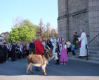 The blessing of the palms at Whitechurch Church.