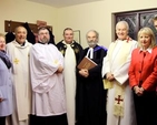 Clergy and church wardens in Donoughmore Church for the insitution of the Revd Neal O’Raw as the new Rector of Donoughmore and Donard with Dunlavin. 