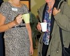 Dublin and Glendalough Mothers’ Union Faith and Policy officer, Jenny O’Regan shares a joke with Carol Elders of Powerscourt and Kilbride following the Mothers’ Union Dublin and Glendalough Diocesan Festival Eucharist in St Patrick’s Church in Greystones on Tuesday September 10.