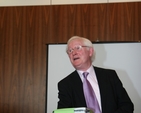 TV Presenter, Scriptwriter and Author Christy Kenneally speaking at the Patron's Day for National School Principals and Chairpersons of Boards of Management in Lucan.