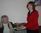 Edie Wheatley and Clodagh Jennings pictured enjoying ‘Coffee in the Cottage’ in Newcastle Rectory Cottage, Co. Wicklow.