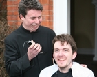 Robert Ferris about to get his head shaved by fellow ordinand at the Church of Ireland Theological Institute, David McDonnell. Six ordinands in the Institute shaved their heads to raise funds for  St Francis Hospital in Zambia through USPG Ireland. A further four ordinands had their legs waxed and another had her hair dyed purple to support the project. Donations may be sent to: ‘Head Shave’, Church of Ireland Theological Institute, Braemor Park, D14. Contact Patrick Burke at  pathros@eircom.net.