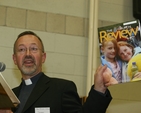The Revd Nigel Waugh, Rector of Delgany with a copy of the Church Review (the Diocesan Magazine) at the Dublin and Glendalough Diocesan Synods.