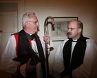 Pictured following his commissioning as the new Chaplain to St Columba's College is the Revd Nigel Crossey (right) with the Archbishop of Dublin, the Most Revd Dr John Neill.