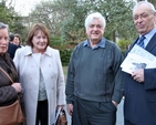 Jean Hipwell, Marie Sullivan, Brian Hipwell and Noel Sullivan following the Service of Thanksgiving for the Restoration of St Paul’s Church, Glenageary, on April 21.