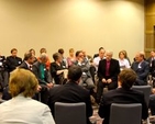 Attendees at the Faith and Partnership Conference organised by the Board of Education (RI) took part in a ‘Fishbowl Discussion’ on issues facing schools in the Protestant sector. 