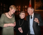 Ann O'Regan, Patricia Hill and Oliver Hill, parishioners, pictured at the launch of the Friends of St Ann's Society in the Mansion House, Dawson Street, Dublin. 
