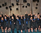 The B.Ed Class of 2012 at the Church of Ireland College of Education at the presentation of certificates, prizes and awards in the college chapel. 