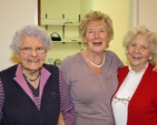 Audrey Thomas, Helen Sheppard and Eithne Craig at the reception following the Mageough Chapel Carol Service