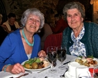 Valerie Sheridan and Daphne Lee enjoying the Friends of Christ Church lunch in the Crypt following the Trinity Sunday Patronal Service in the Cathedral.