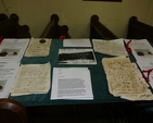 Pictured are letters from the front at the exhibition of letters, memorabilia and photos from the first and second world wars in Christ Church, Bray. The exhibition is open from 10am to 4pm everyday until 11 November.