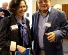 Joan Wadsworth and Arthur Vincent at the Diocesan Faith in Action Conference in the Church of Ireland College of Education.