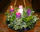 The Advent Wreath, St Philip & St James' Church, Booterstown & Mount Merrion Parish.