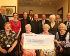 Pictured are representatives of St Patrick's Cathedral, the Coombe Hospital, the Seafield Singers and Corporate Sponsors (including Ecclesiastical Insurance) at the handing over of a cheque in excess of €12,000 to the Coombe, the proceeds of a concert in aid of the hospital in the Cathedral.