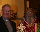 The Revd Ted Ardis, Rector of Donnybrook with His Beatitude, Catholicos Baselios Thomas I Presiding Hierarch of the Universal Syrian Orthodox Church in India who was visiting Ireland recently. HB Catholicos Baselios Thomas I presided at a service in St Mary's Church, Donnybrook for members of his church in Ireland.