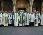 Clergy and lay ministers present at the Institution of the Revd Obinna Ulogwara as Bishop's Curate, St George and St Thomas, Cathal Brugha St, Dublin 1.