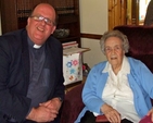 Bray parishioner, Kathleen Mustard, celebrated her 100th birthday recently. Kathleen is pictured with the rector of Bray, Revd Baden Stanley.