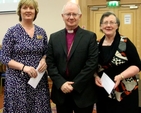 Diocesan President of Dublin & Glendalough Mothers’ Union, Joy Gordon and the All Ireland Mothers’ Union President, Phyllis Grothier, receiving awards from the Archbishop of Armagh, the Most Revd Dr Richard Clarke, at General Synod in Armagh. Links the magazine of the Mothers’ Union  in Dublin and Glendalough and Focus, the All Ireland Mothers’ Union magazine were joint runners up on the ‘Other’ organisations Printed Publications category in the Church Of Ireland Communications Competition.