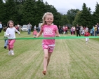 Reaching the finishing line at a county Wicklow Parish Fete.